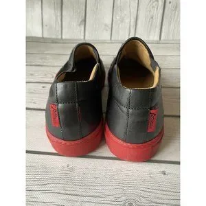 Ammann of Switzerland Mens Slip On Cowhide Loafers Black Red Shoes Sz 39 8.5 Ammann | Shoes | Ammann Of Switzerland Mens Slip On Cowhide  main image 3